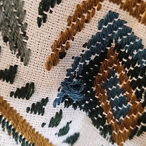 Mango Embroidered Quilted Jacket - Size Small - Picture 12 of 12